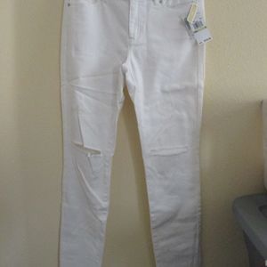 Michael Kors White Skinny Jeans